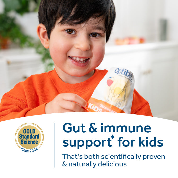 Optibac Kids Gummies Strawberry Flavour 30s