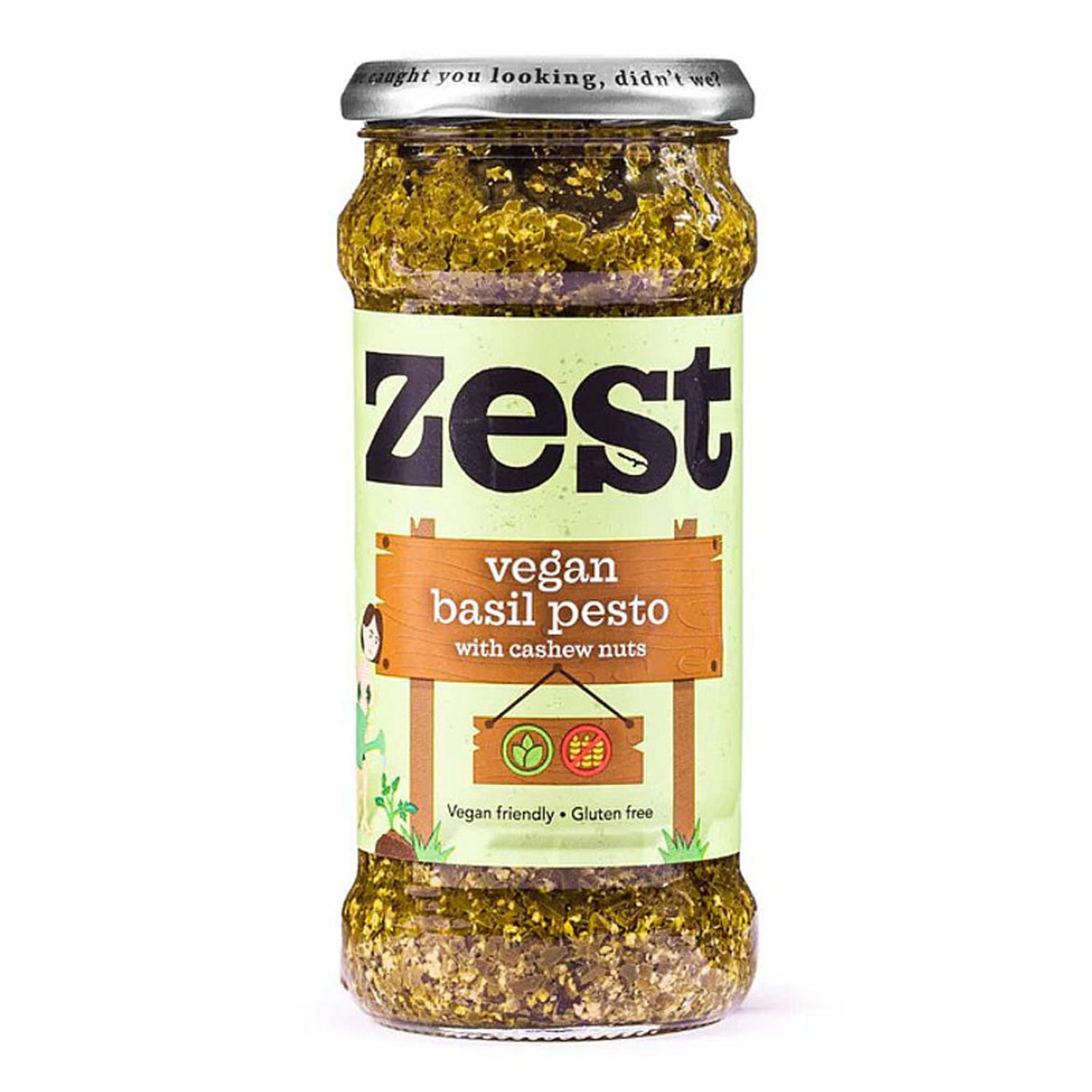 Zest Vegan Basil Pesto With Cashew 340g