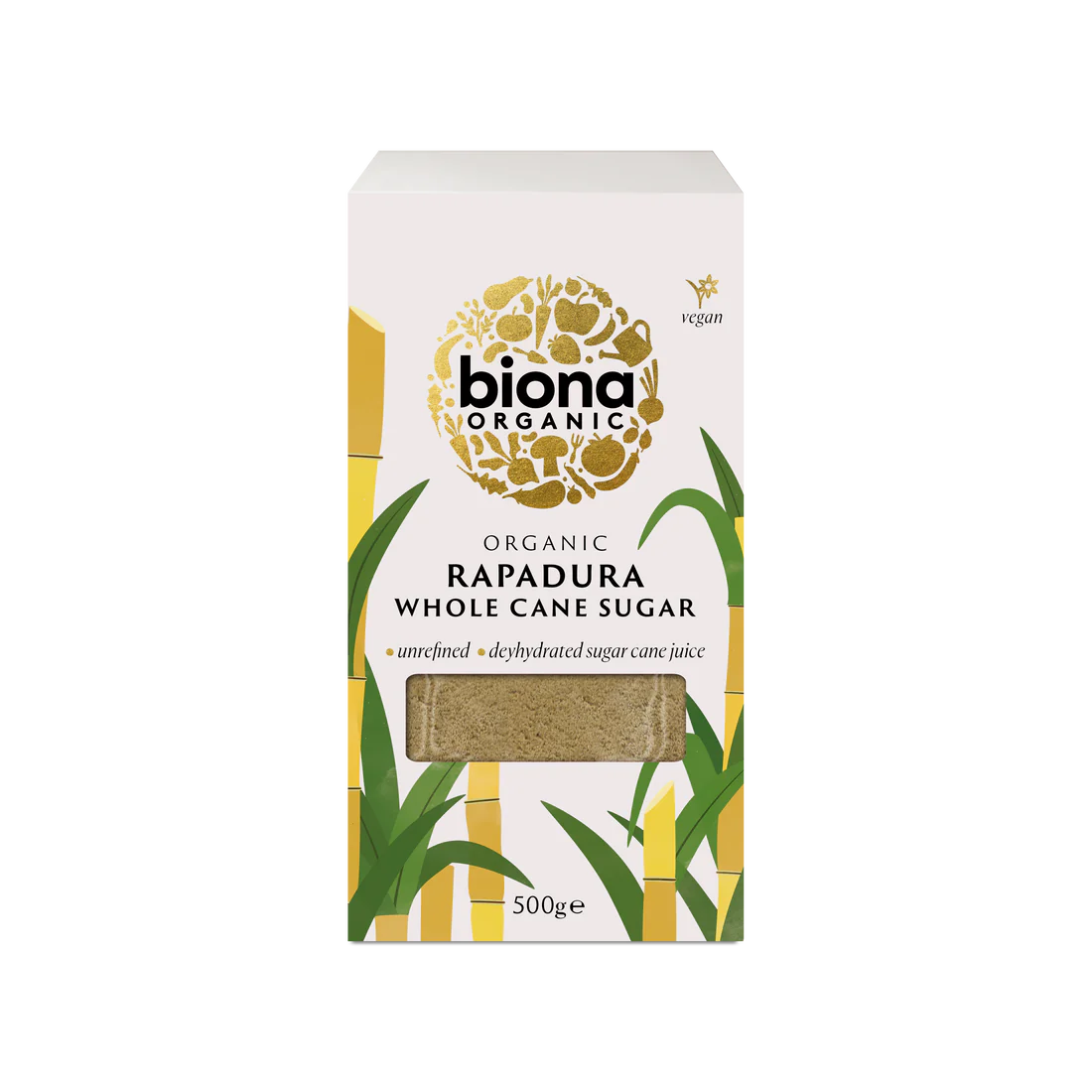 Biona Rapdura Wholecane Sugar 500g
