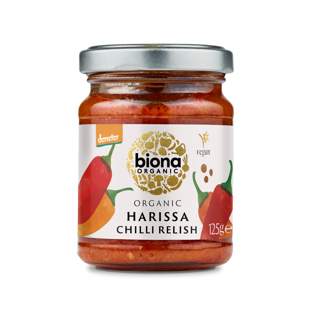 Biona Harissa Chilli Relish 125g