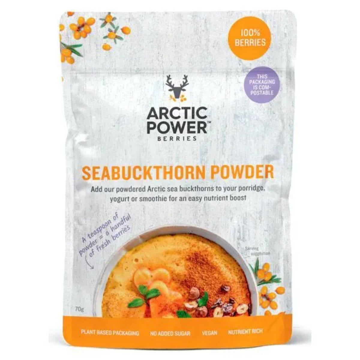 Arctic Power Sea Buckthorn Powder 70g