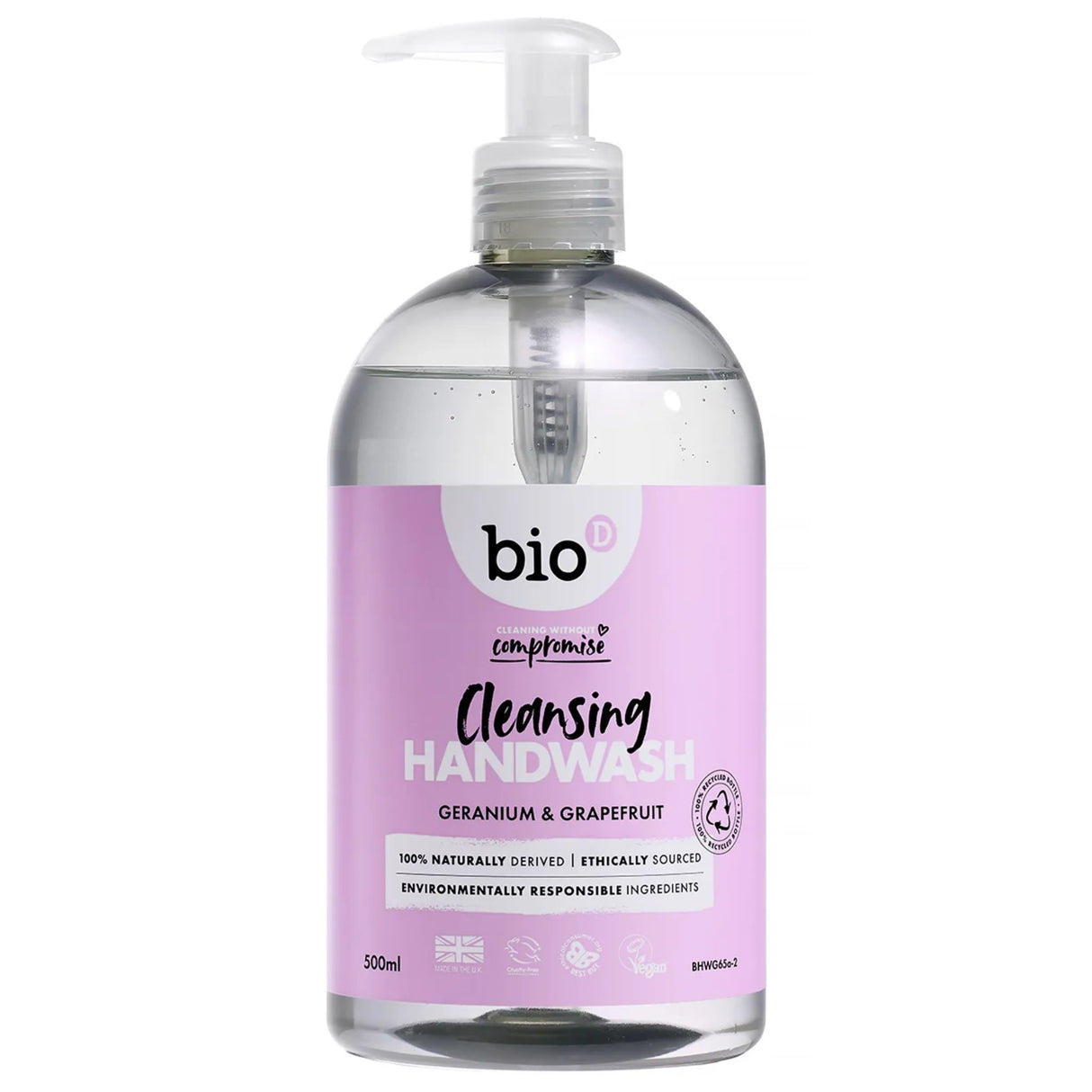 Bio-D Geranium & Grapefruit Hand Wash 500ml