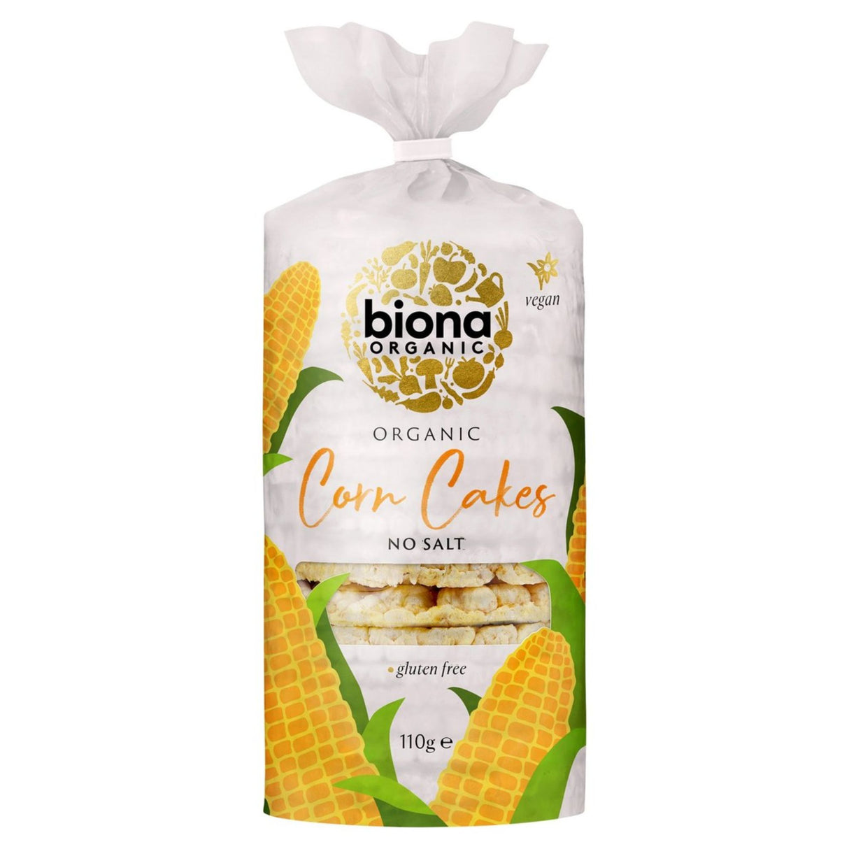 Biona Corn Cakes 110g No salt