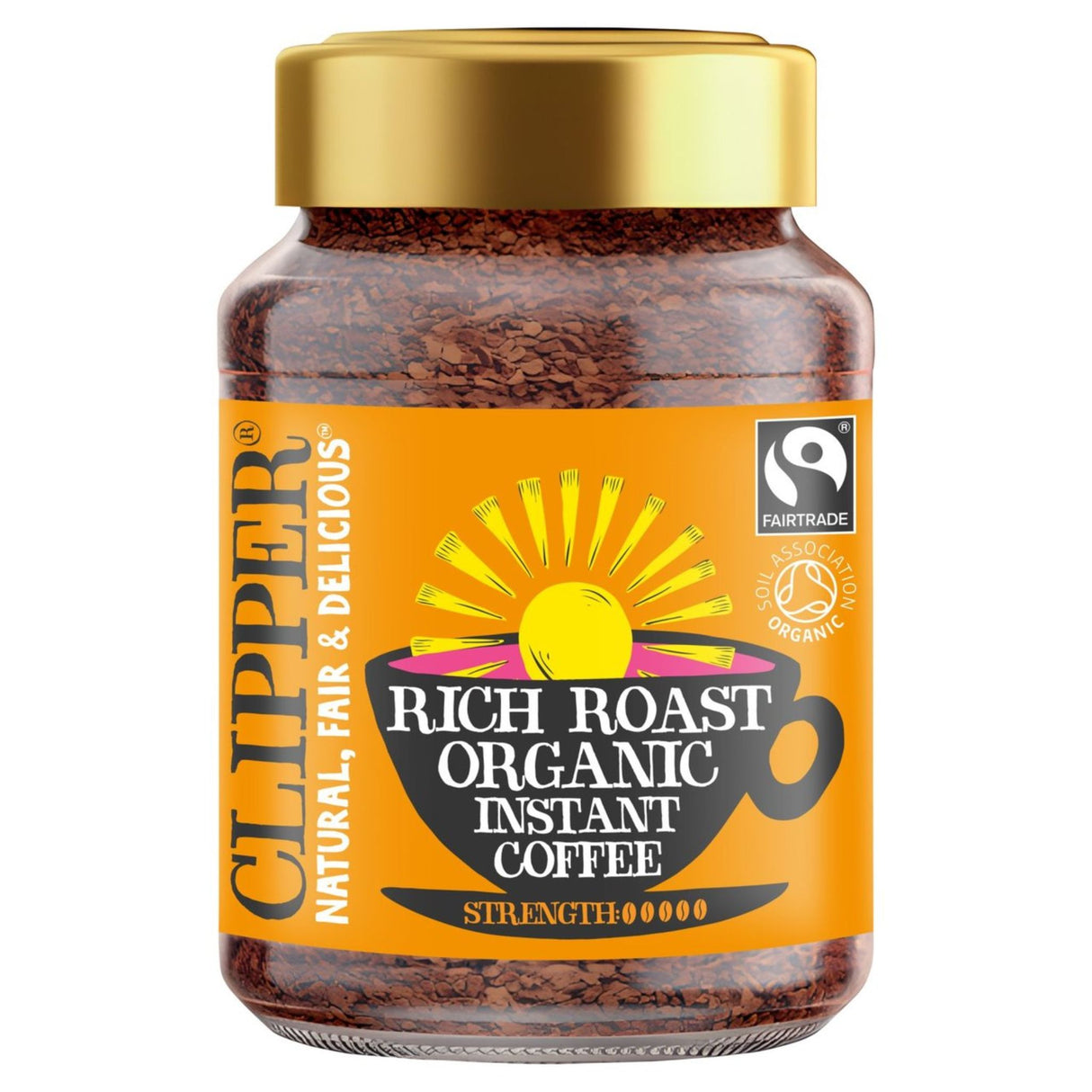 Clipper Rich Roast Coffee 100g