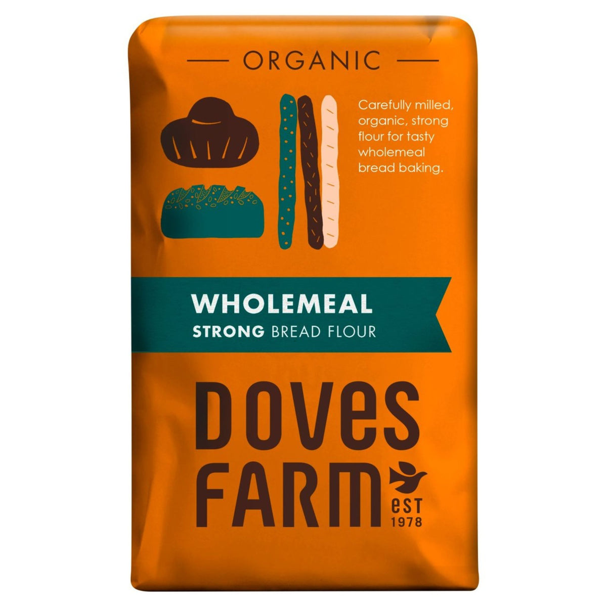 Doves Farm Strong Wholemeal Flour 1.5kg