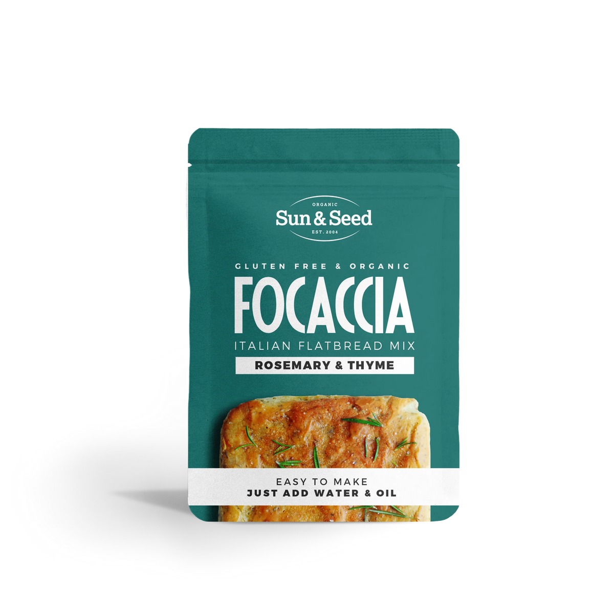 Sun & Seed Org Focaccia Rosemary & Thyme 300G