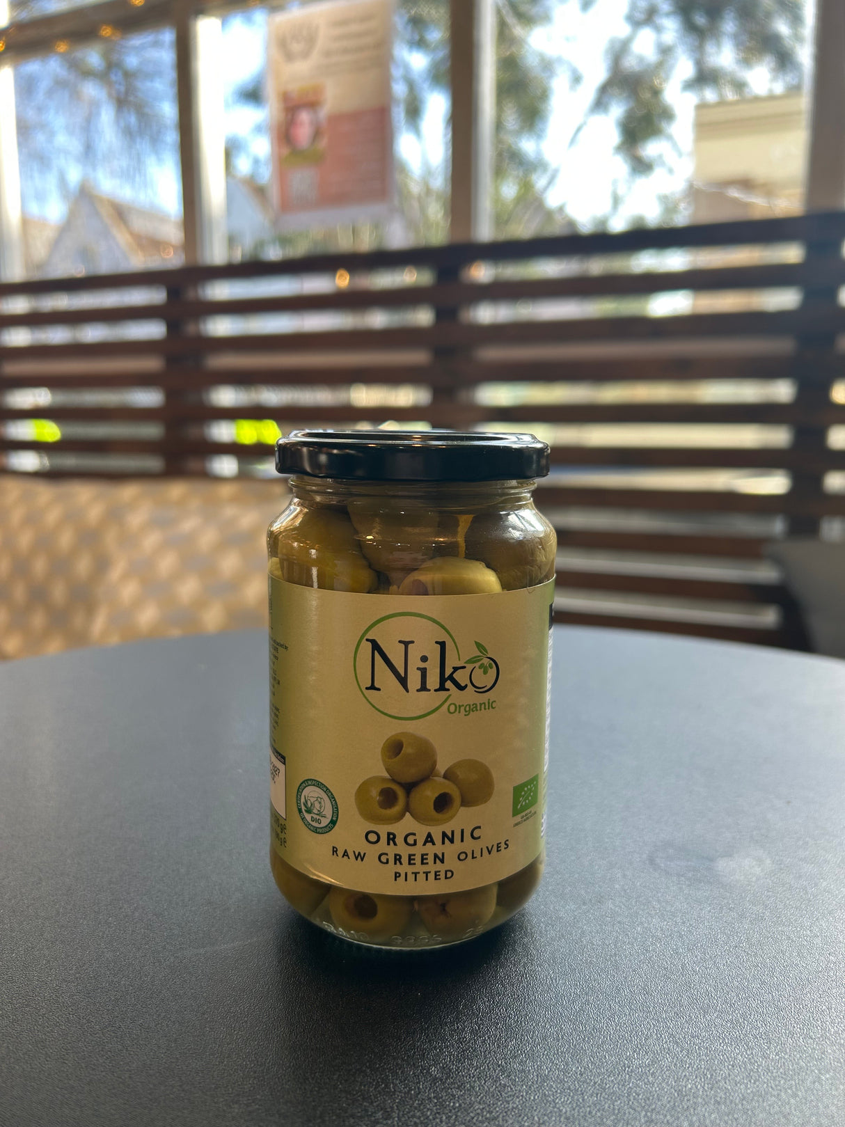 Niko Org Pitted Green Olives