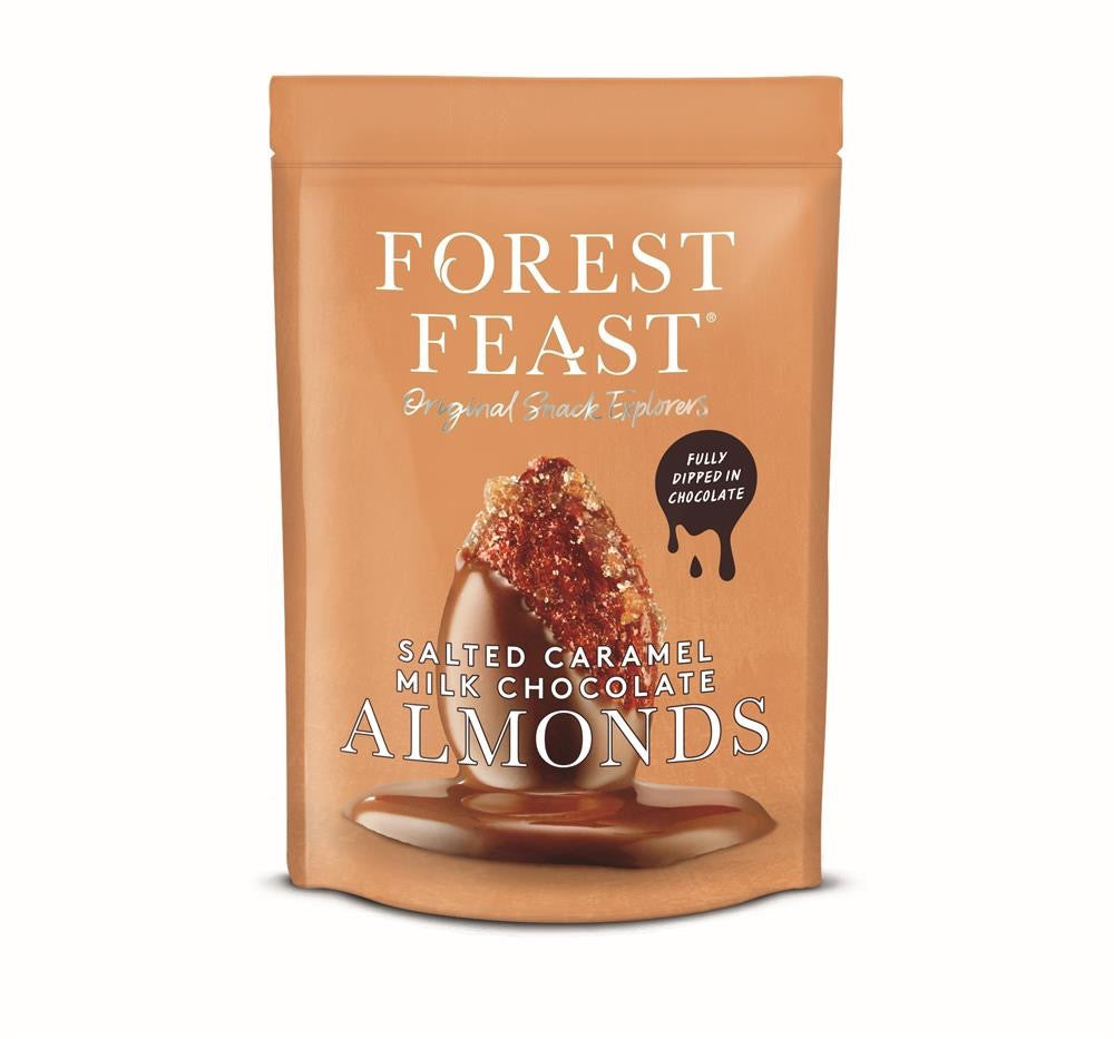 Forest Feast Salted Caramel Chocolate Almonds 120g