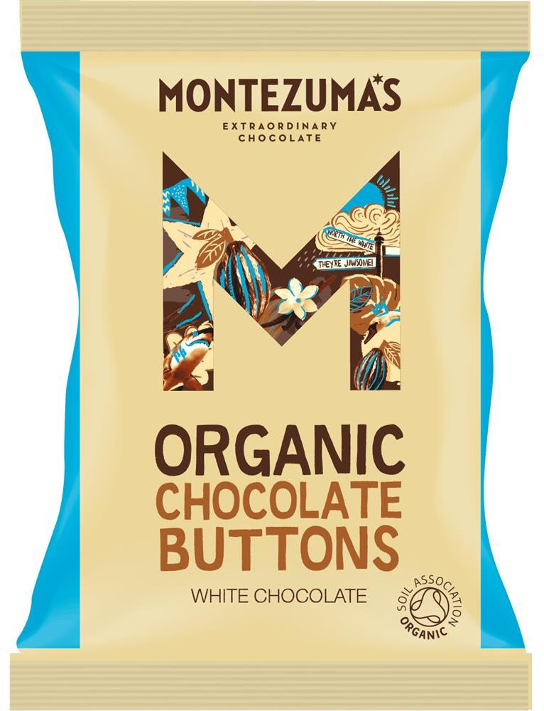 Montezumas Choc Buttons White 120g