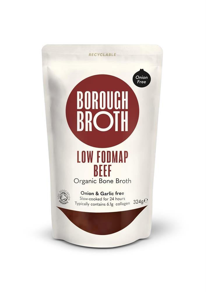 Borough Broth Low Fodmap Beef broth 324g