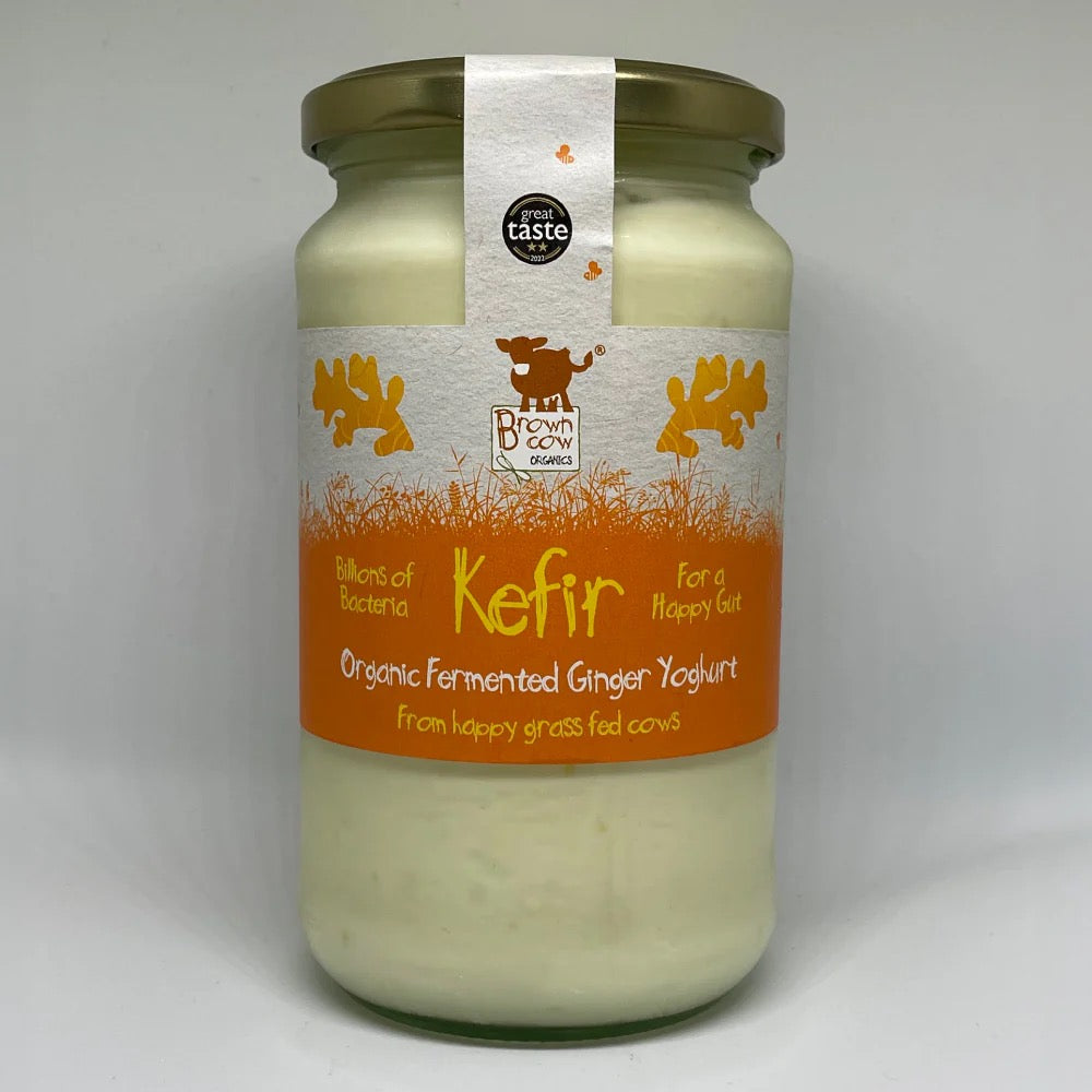Brown Cow Org Ginger Kefir 450ml