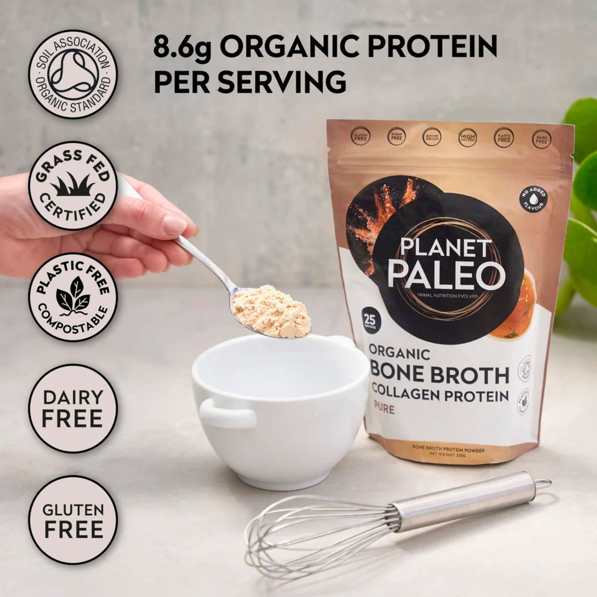 Planet Paleo Pure Bone Broth 225g