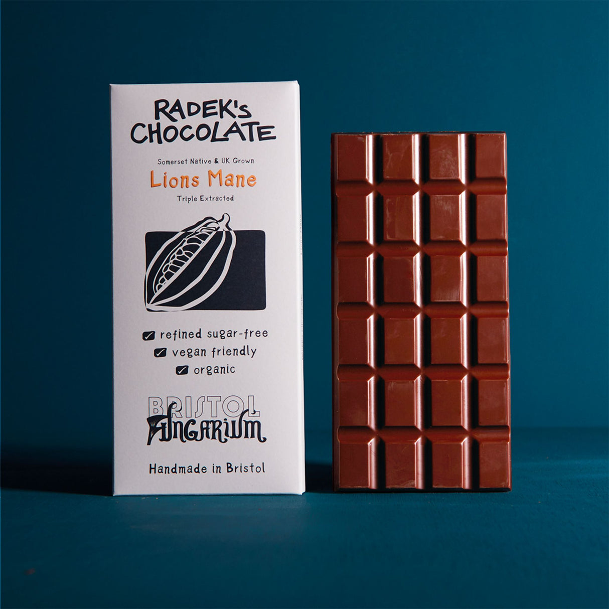 Radeks Lions Mane Chocolate Bar 72g