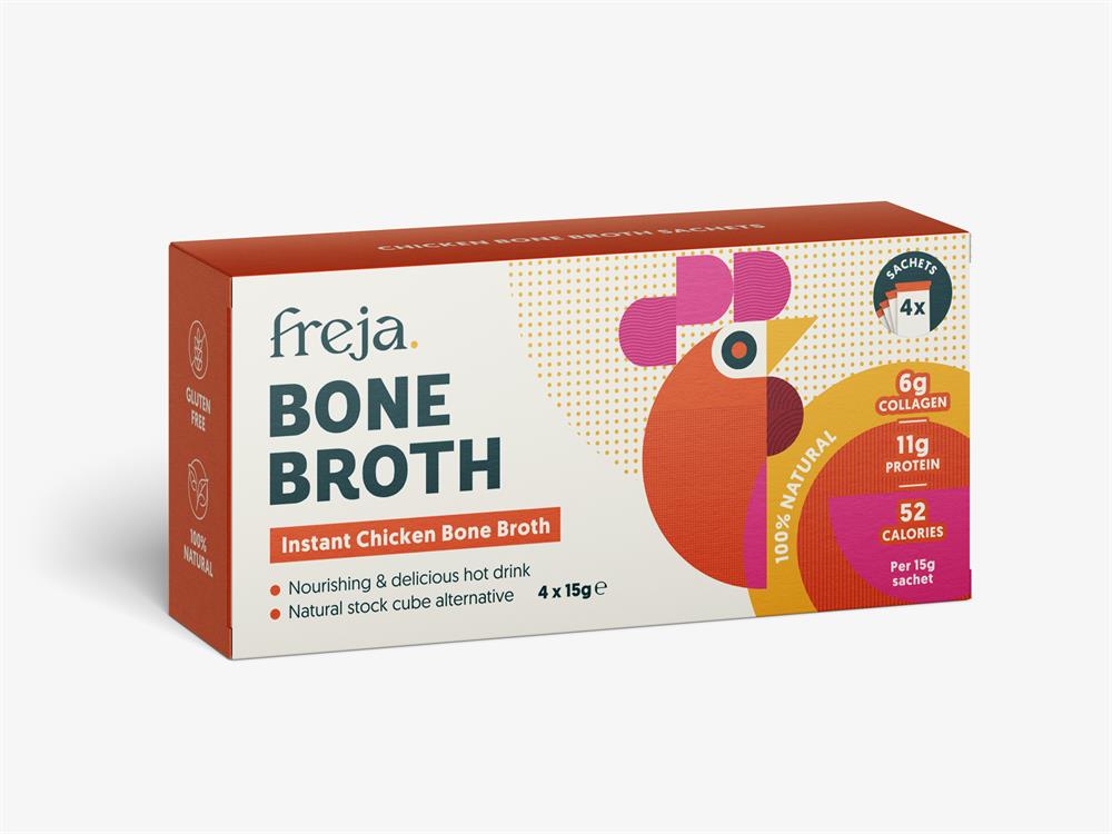 Freja Instant Chicken Broth Sachets 4 x 15g