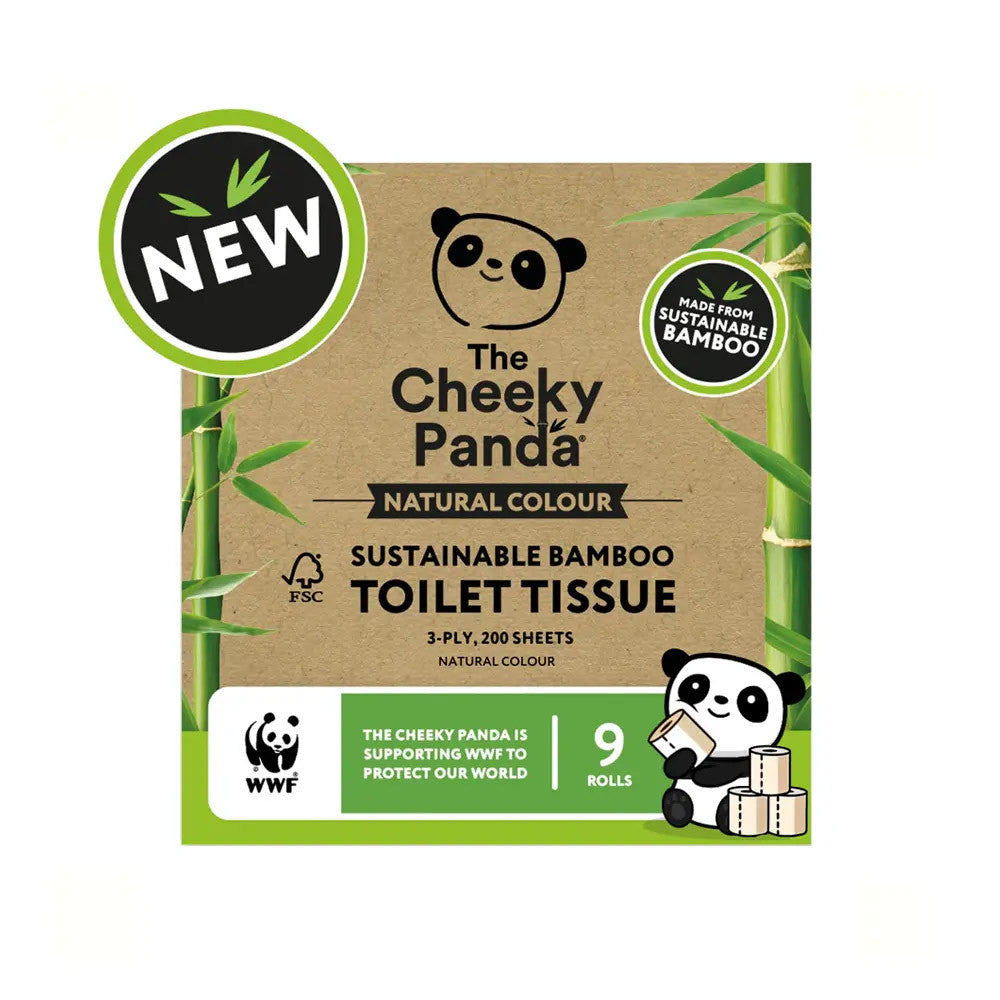 Cheeky Panda Natural Colour Toilet Roll 9 x rolls