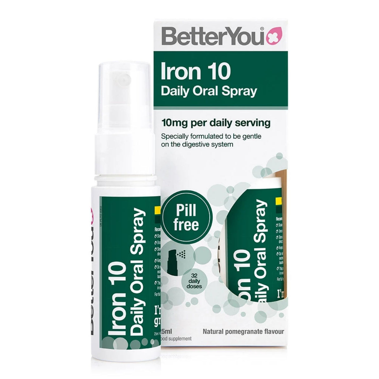 BetterYou Iron Spray 10mg 25ml