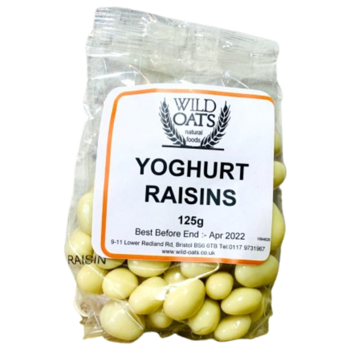 Wild Oats Yoghurt Coated Raisins 125g