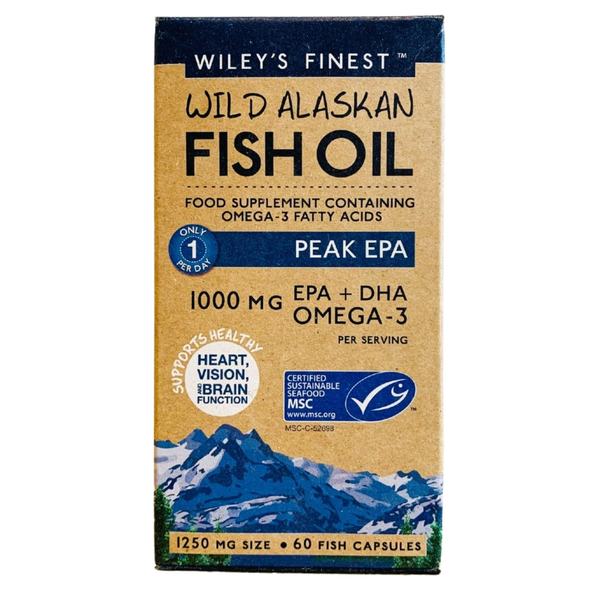 Wileys Finest Peak EPA Fish Oil 30-60s