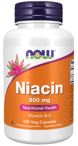 Now Foods Niacin 500mg 100 Caps