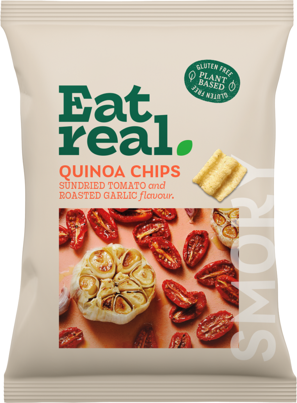 Eat Real Tomato & Garlic Quinoa Chips 80g