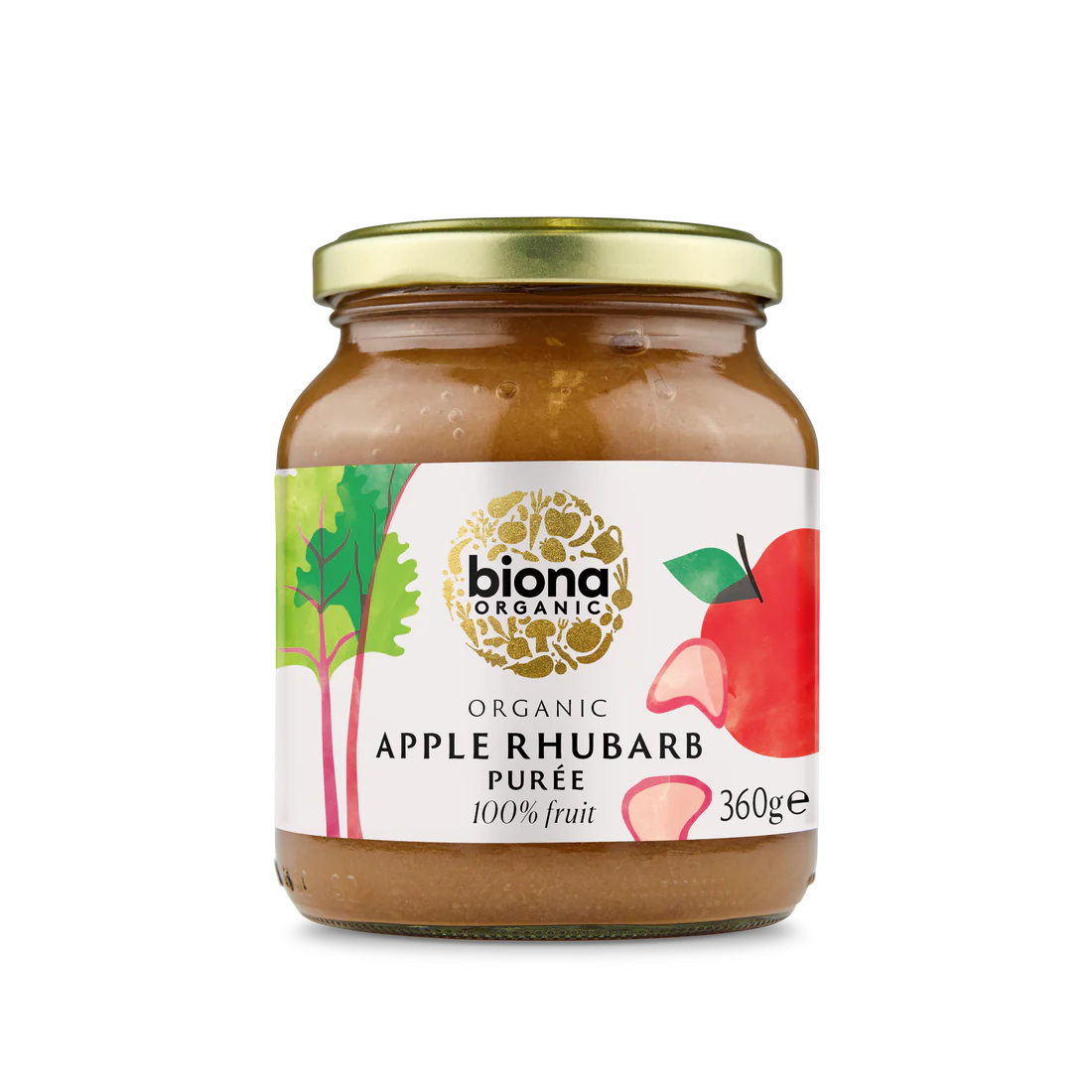 Bion Apple Rhubarb Puree 360g