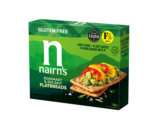 Nairns Rosemary & Sea Salt Flatbreads 150g