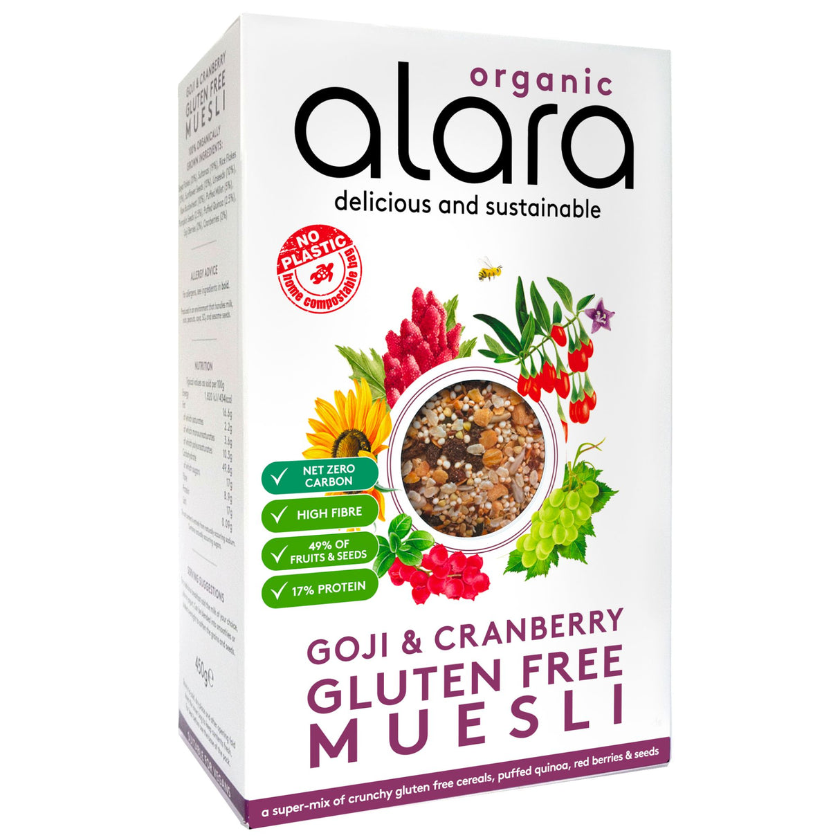 Alara Goji & Cranberry Muesli 450g