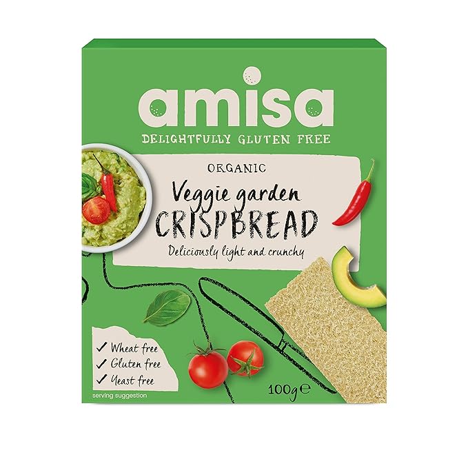 Amisa Veggie Garden Crispbread 100g