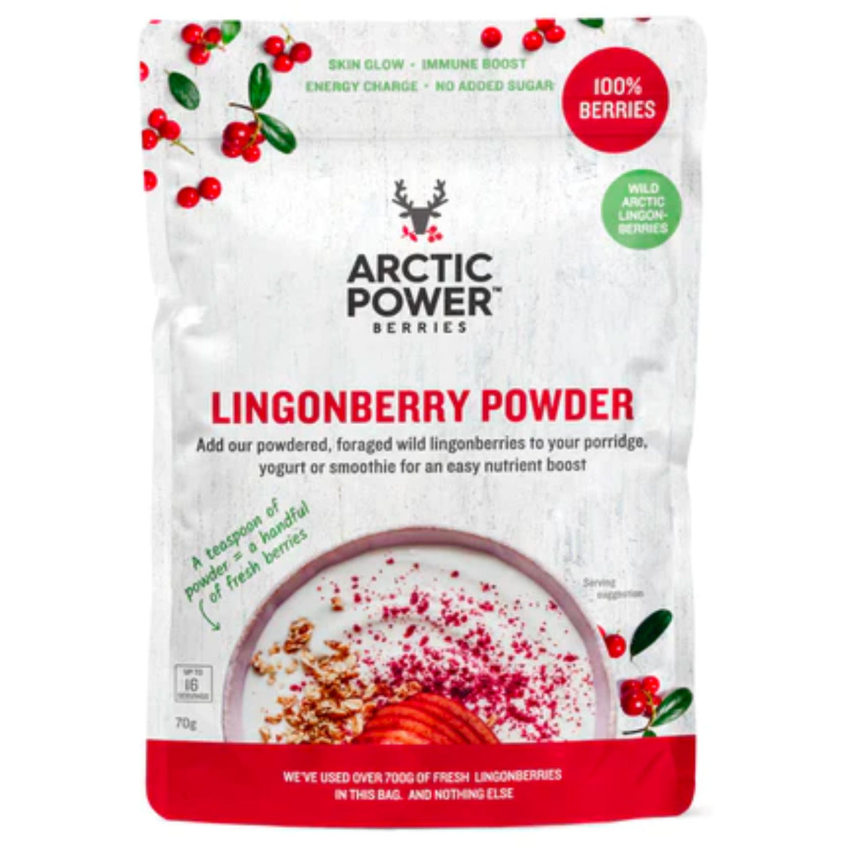 Arctic Power Lingonberry Powder 70g