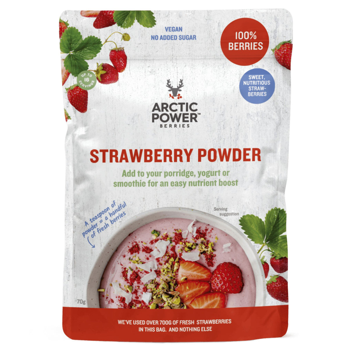 Arctic Power Strawberry Powder 70g