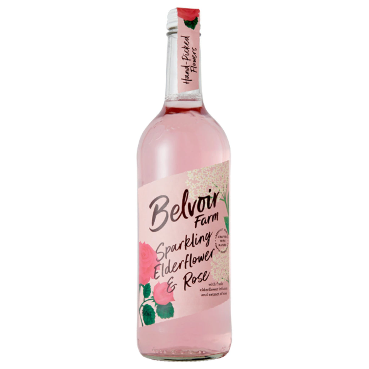 Belvoir Farm Sparkling Elderflower & Rose 750ml