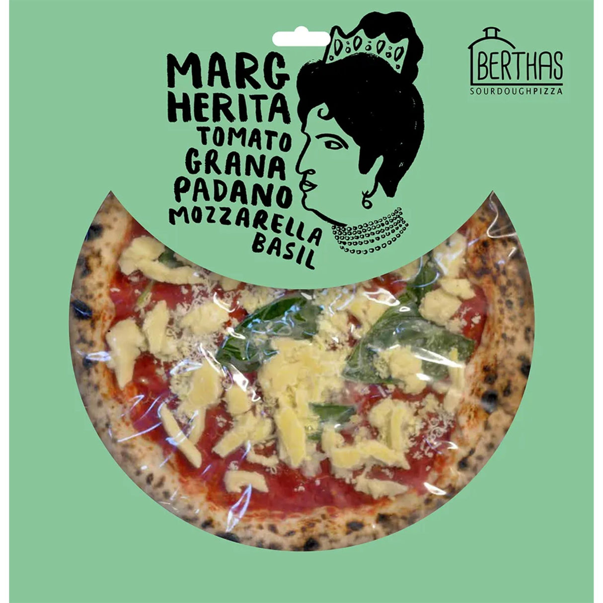 Berthas Sourdough Pizza Margherita 460g