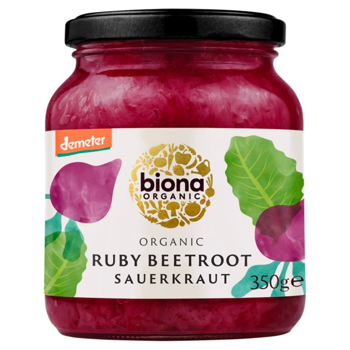 Biona Ruby Sauerkraut 350g