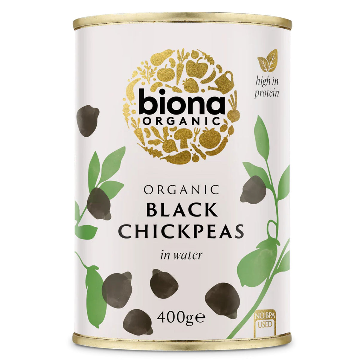 Biona Organic Black Chickpeas 400g