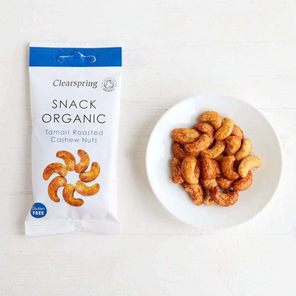 Clearspring Tamari Roasted Cashews 30g