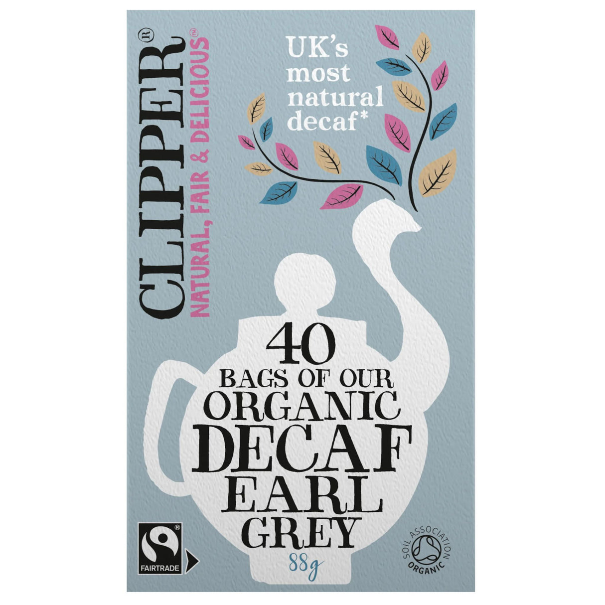 Clipper Decaf Earl Grey Tea Bags 40 Bags