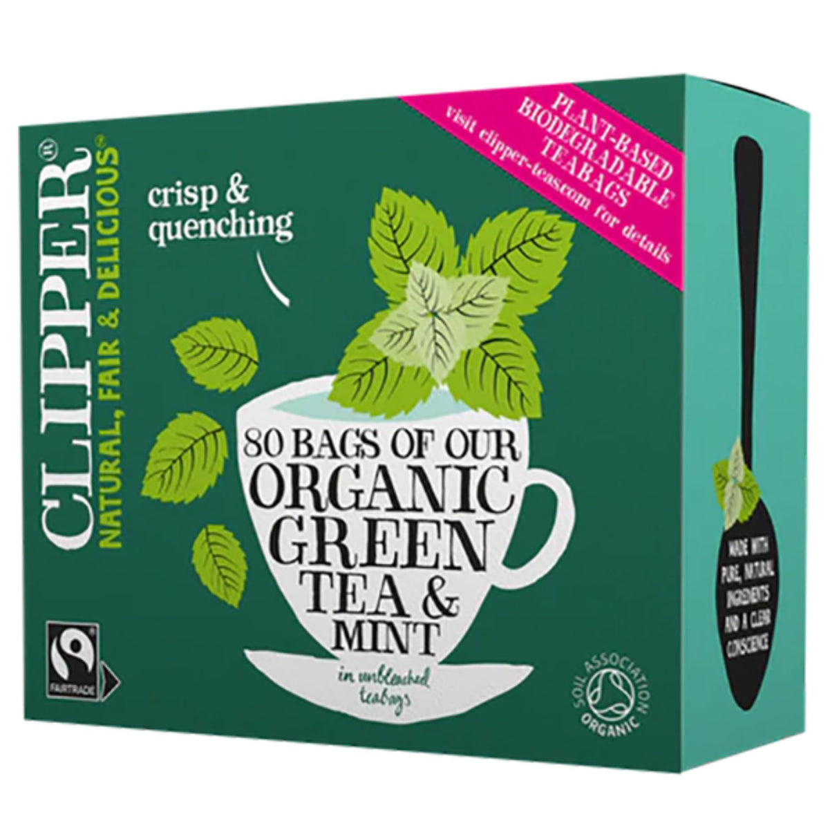 Clipper Green Tea & Mint 80 Bags