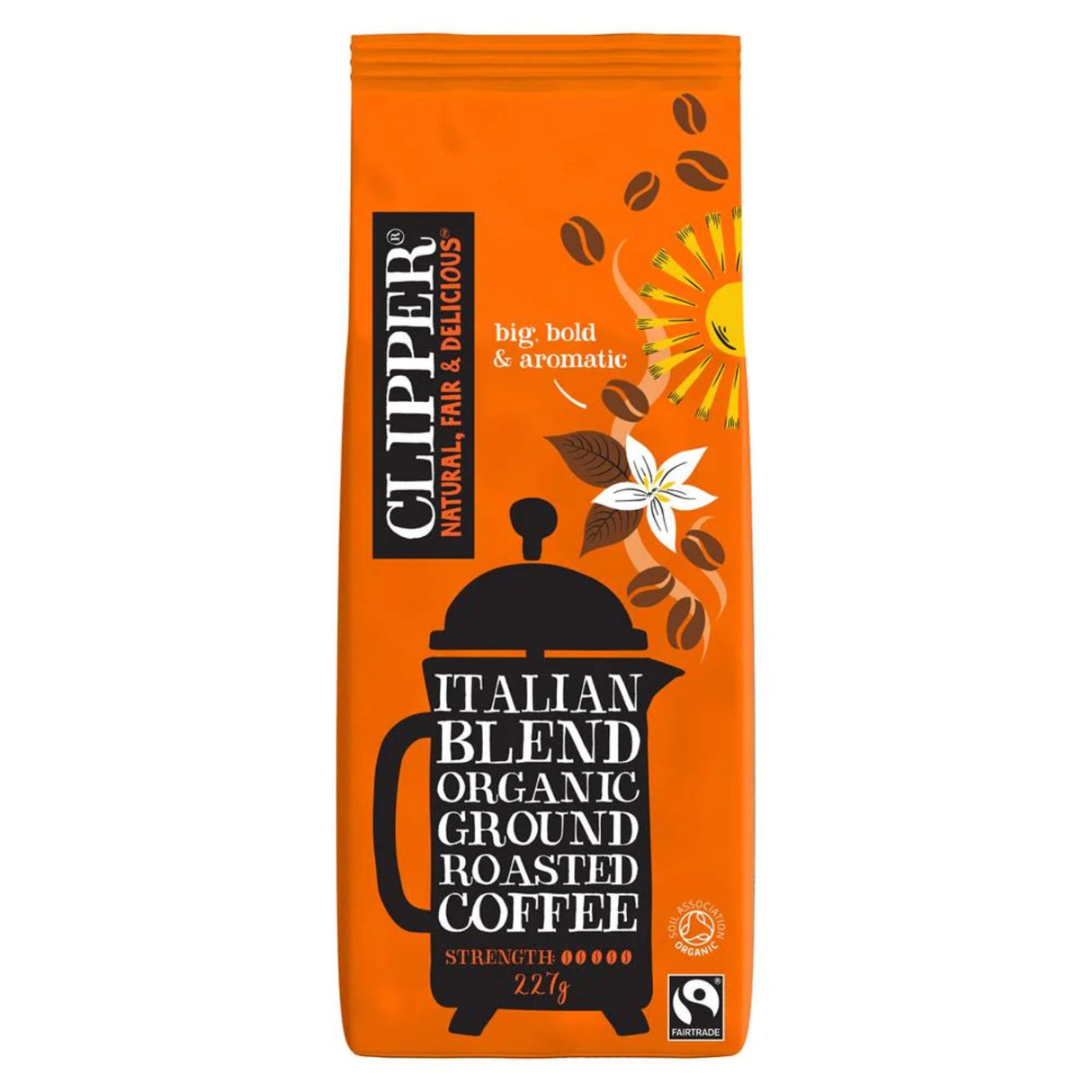 Clipper Organic Coffee Italian Style 227g