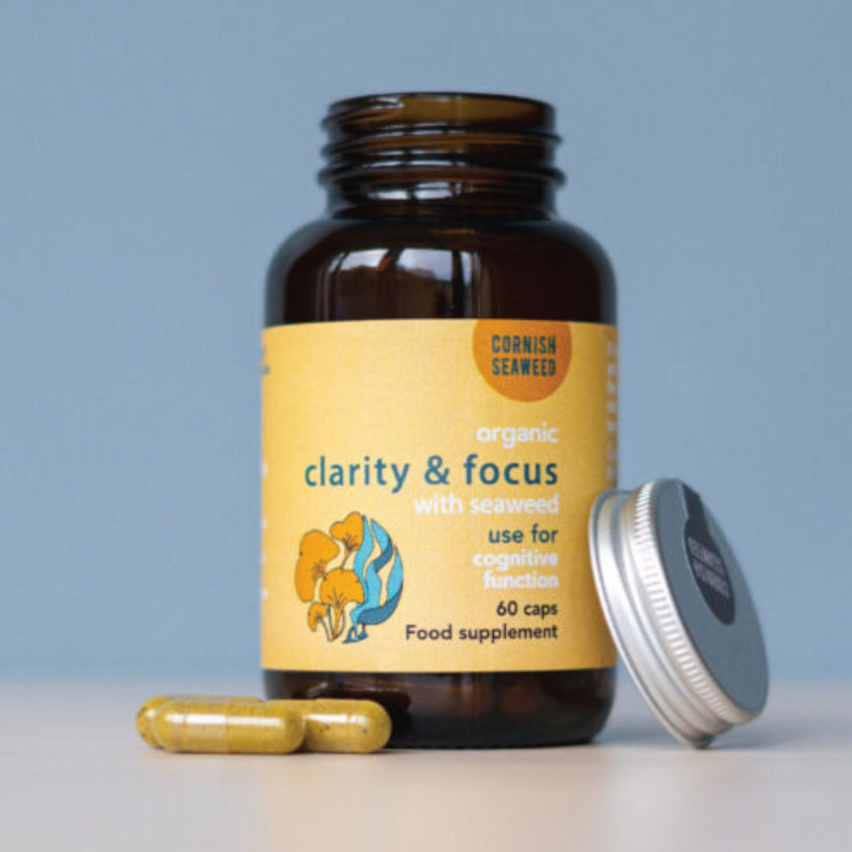 Cornish Seaweed Co Organic Clarity & Focus 60s