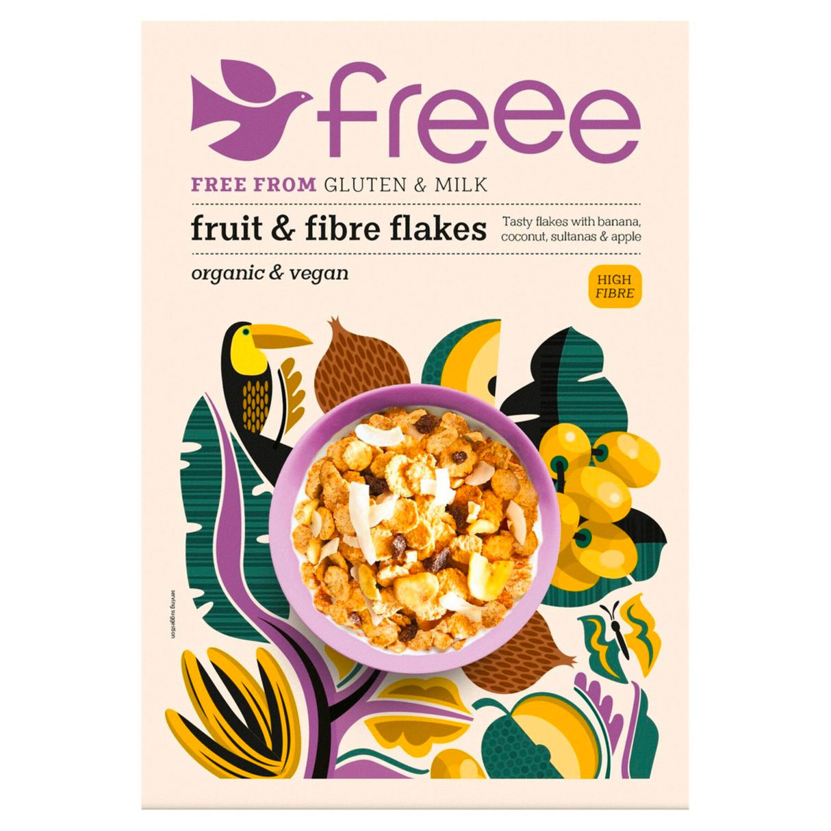 Doves Farm Fruit & Fibre Flakes 375g