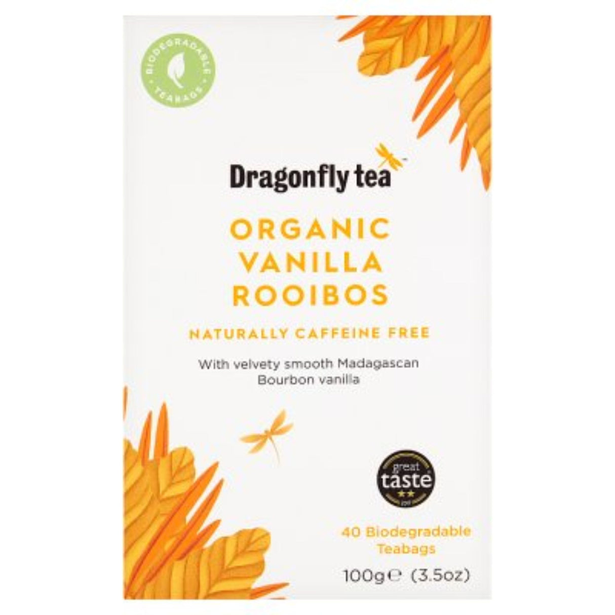 Dragonfly Tea Vanilla Rooibos Tea 40 Bags