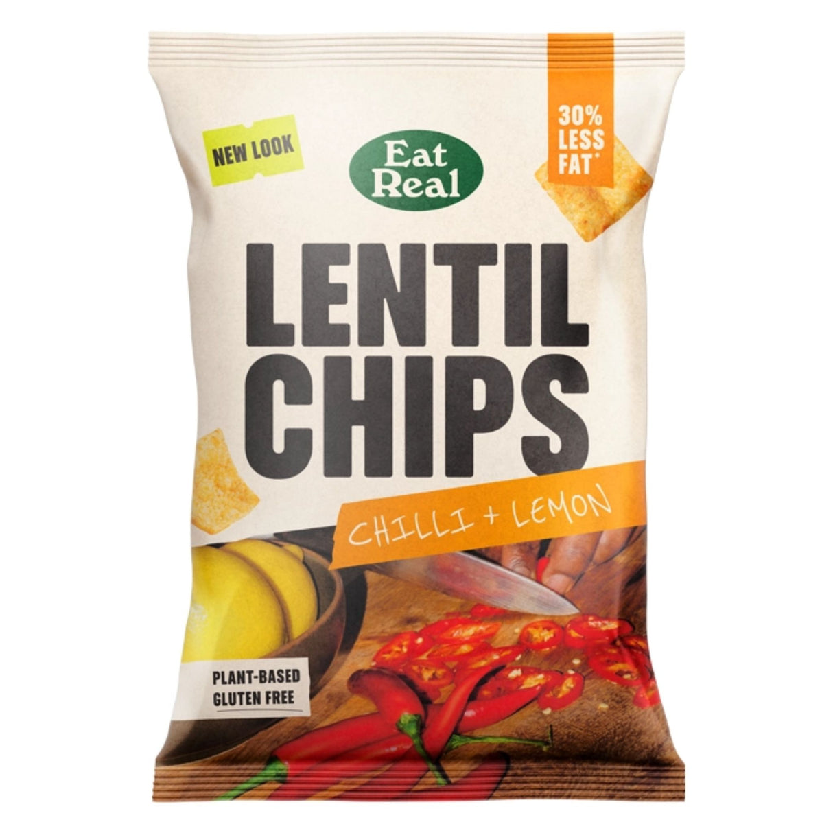 Eat Real Chilli & Lemon Lentil Chips 95g