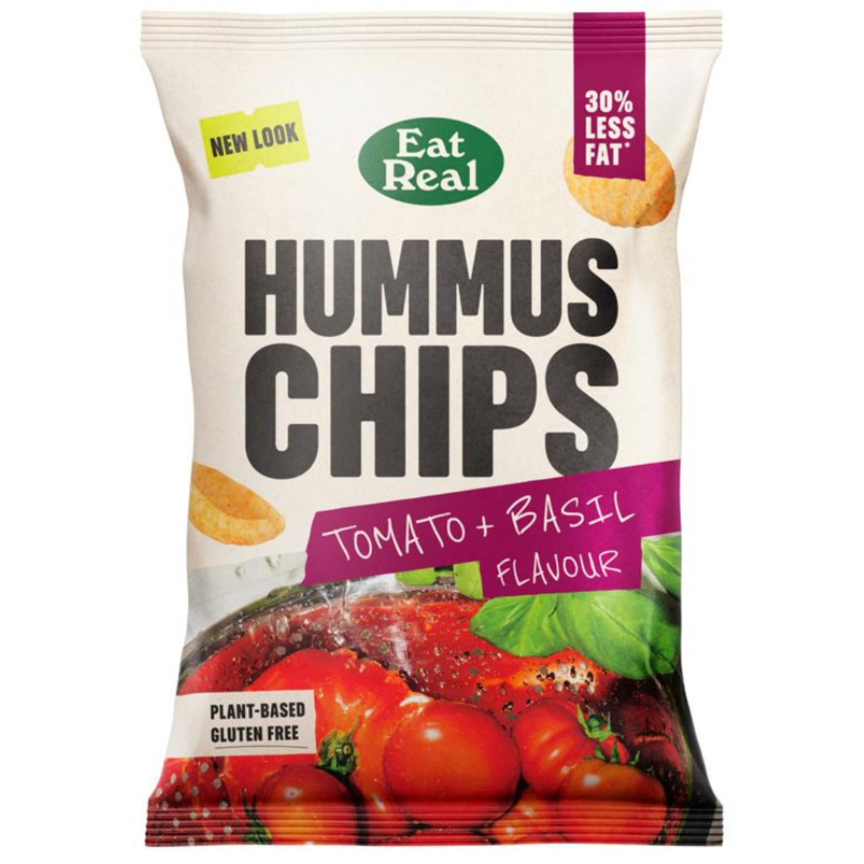 Eat Real Hummus Chips Tomato & Basil 45g