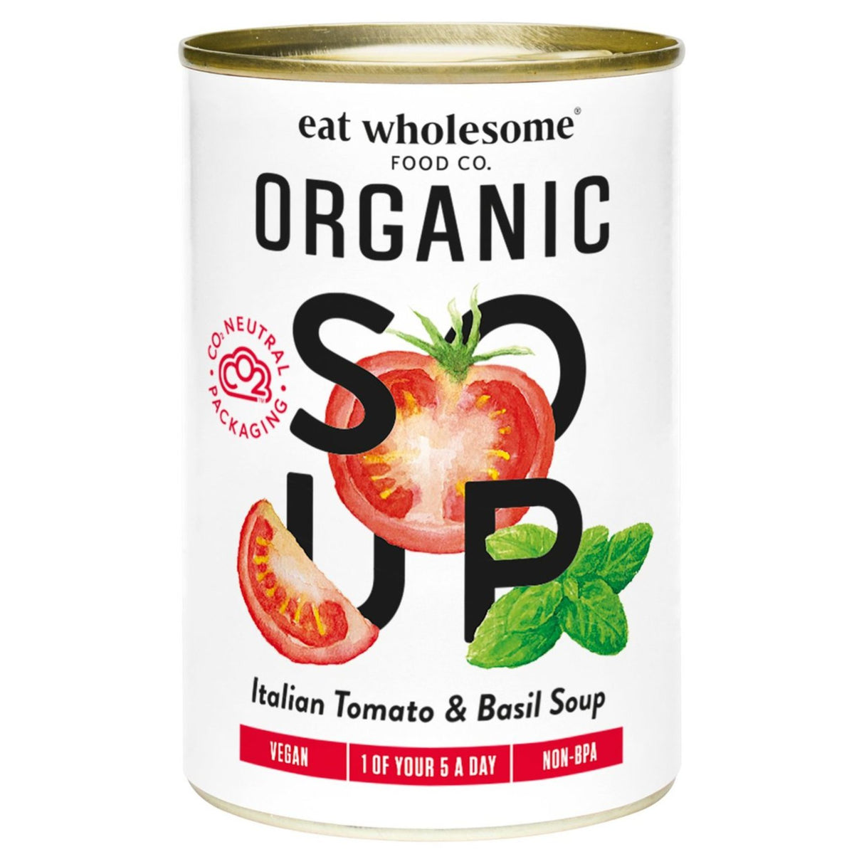 Eat Wholesome Food Co Tomato & Basil Soup 400g