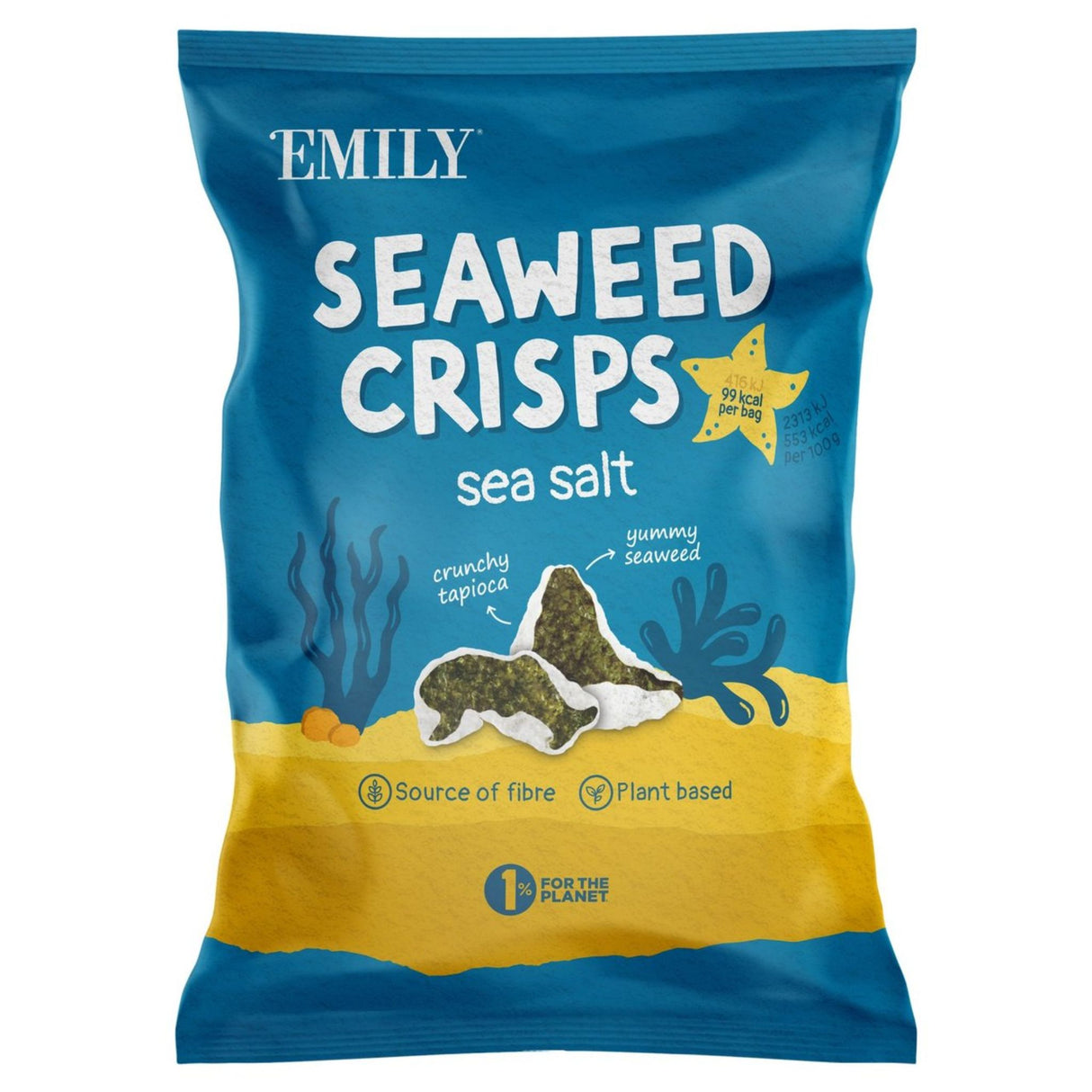 Emily Seaweed Salted Crisps 18g