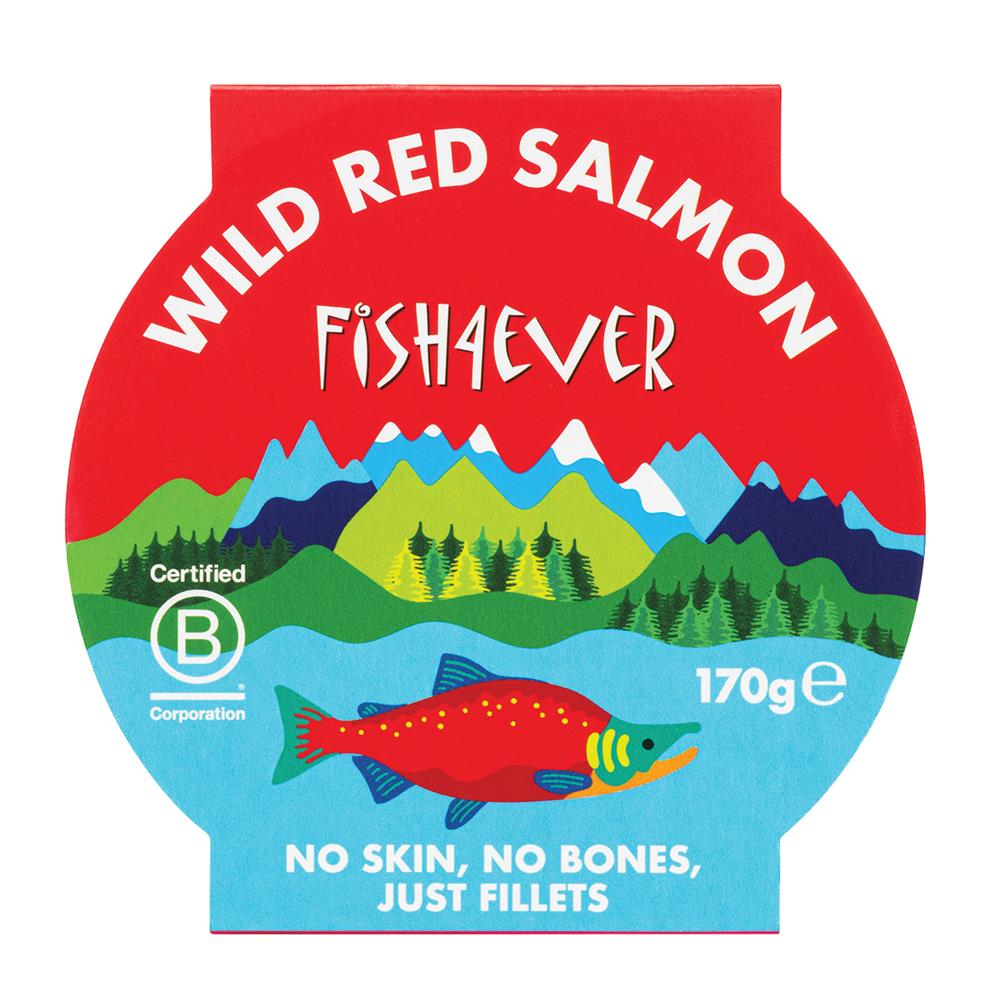 Fish 4 Ever Wild Red Salmon 170g
