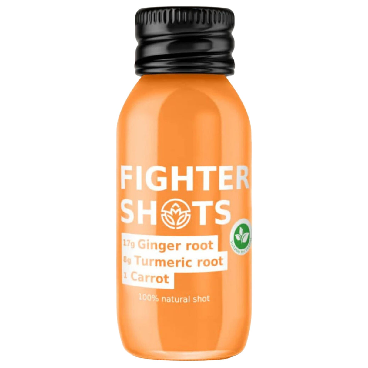 Fighter Shots Ginger, Turmeric & Carrot 60ml