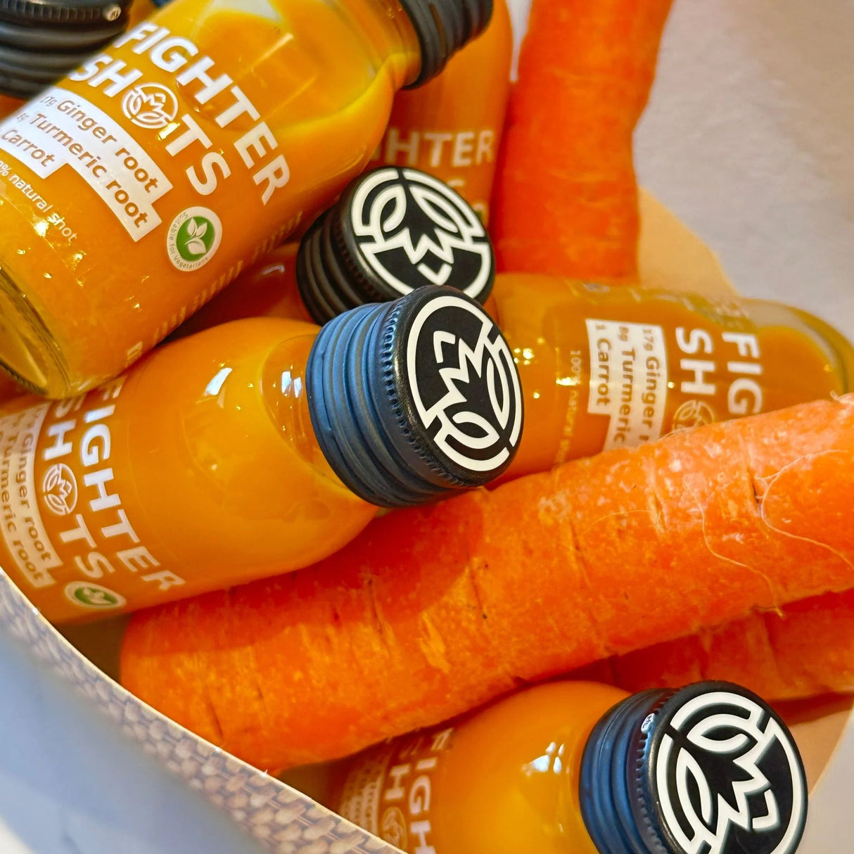 Fighter Shots Ginger, Turmeric & Carrot 60ml