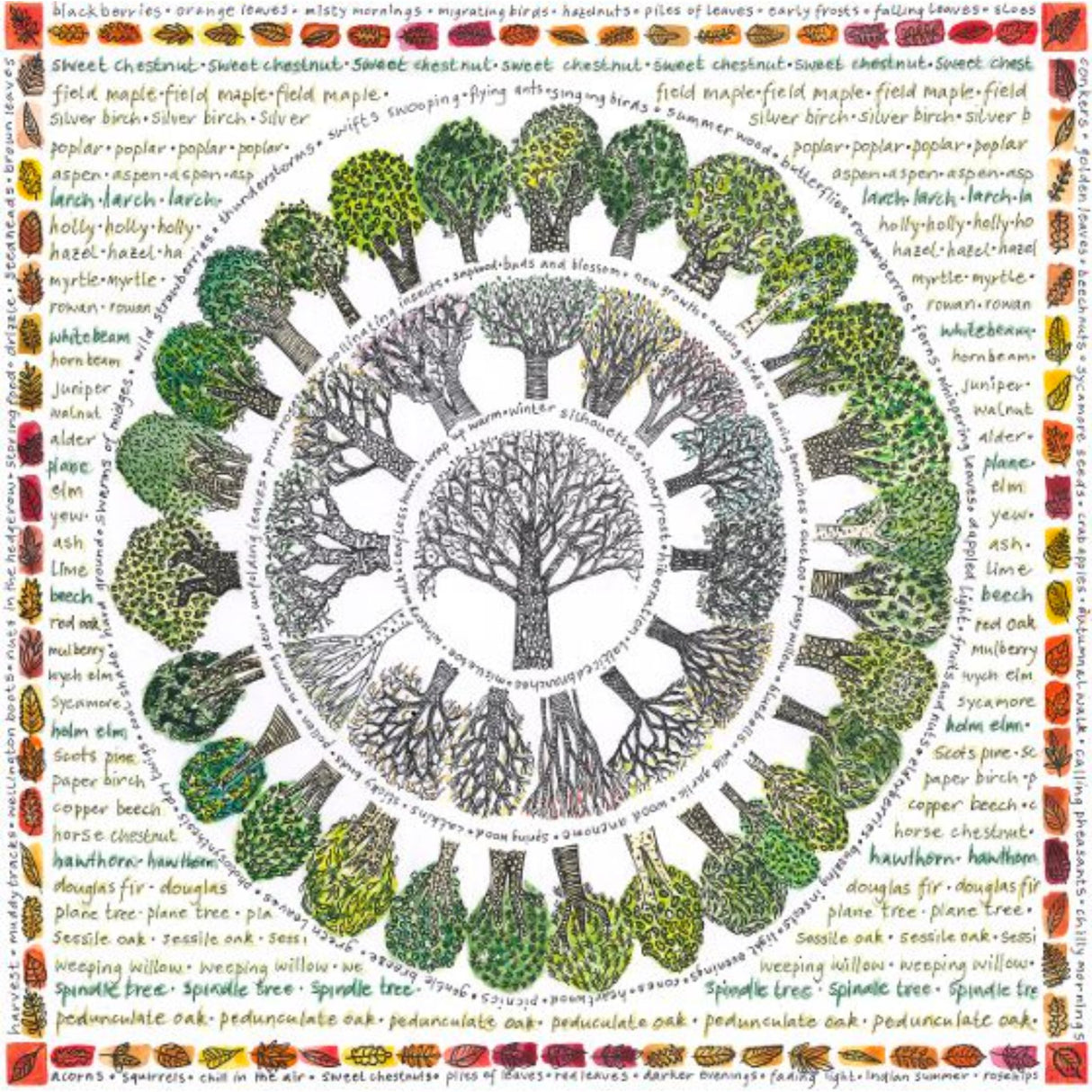 Fiona Willis A Year Of Trees Card