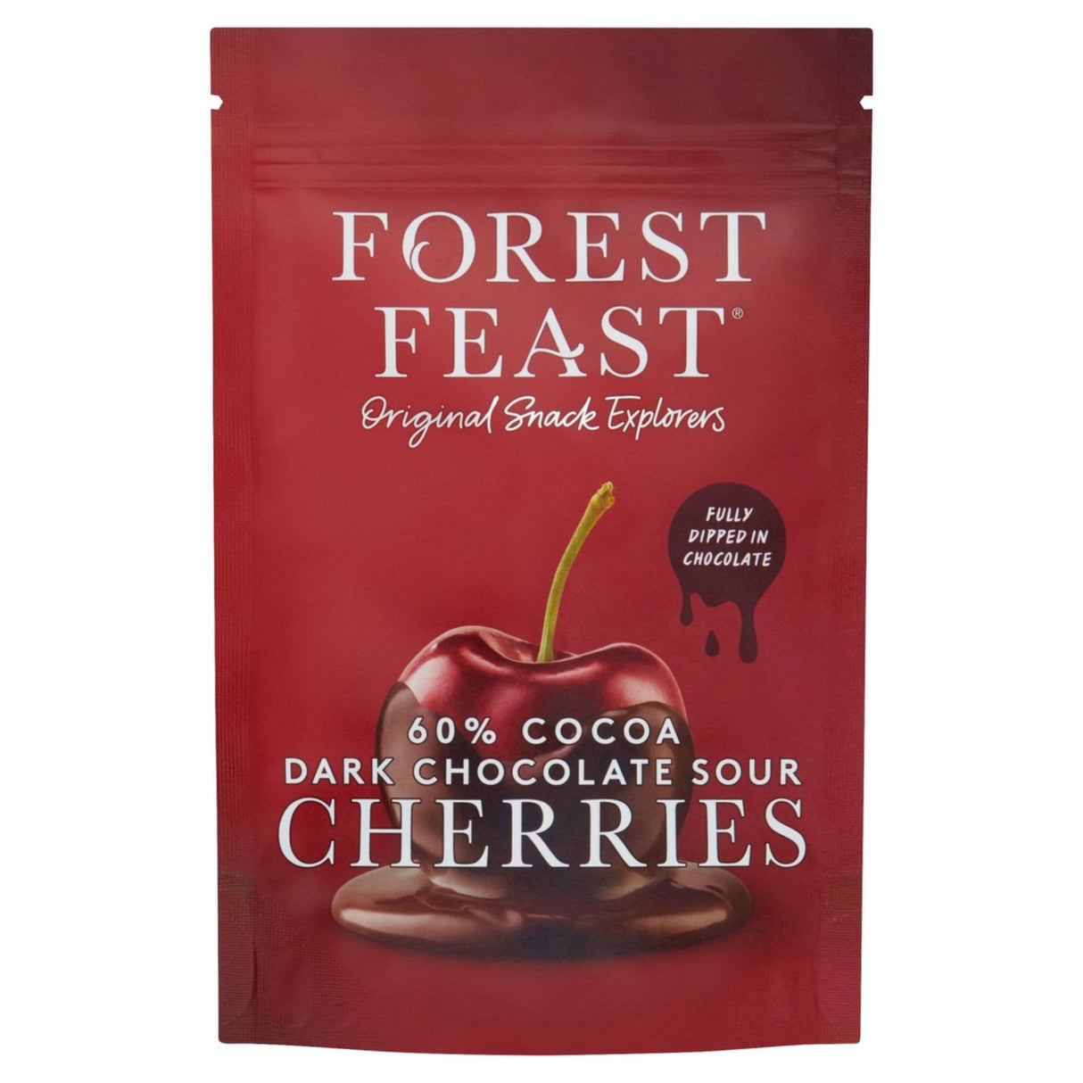 Forest Feast Dark Choc Sour Cherries 120g